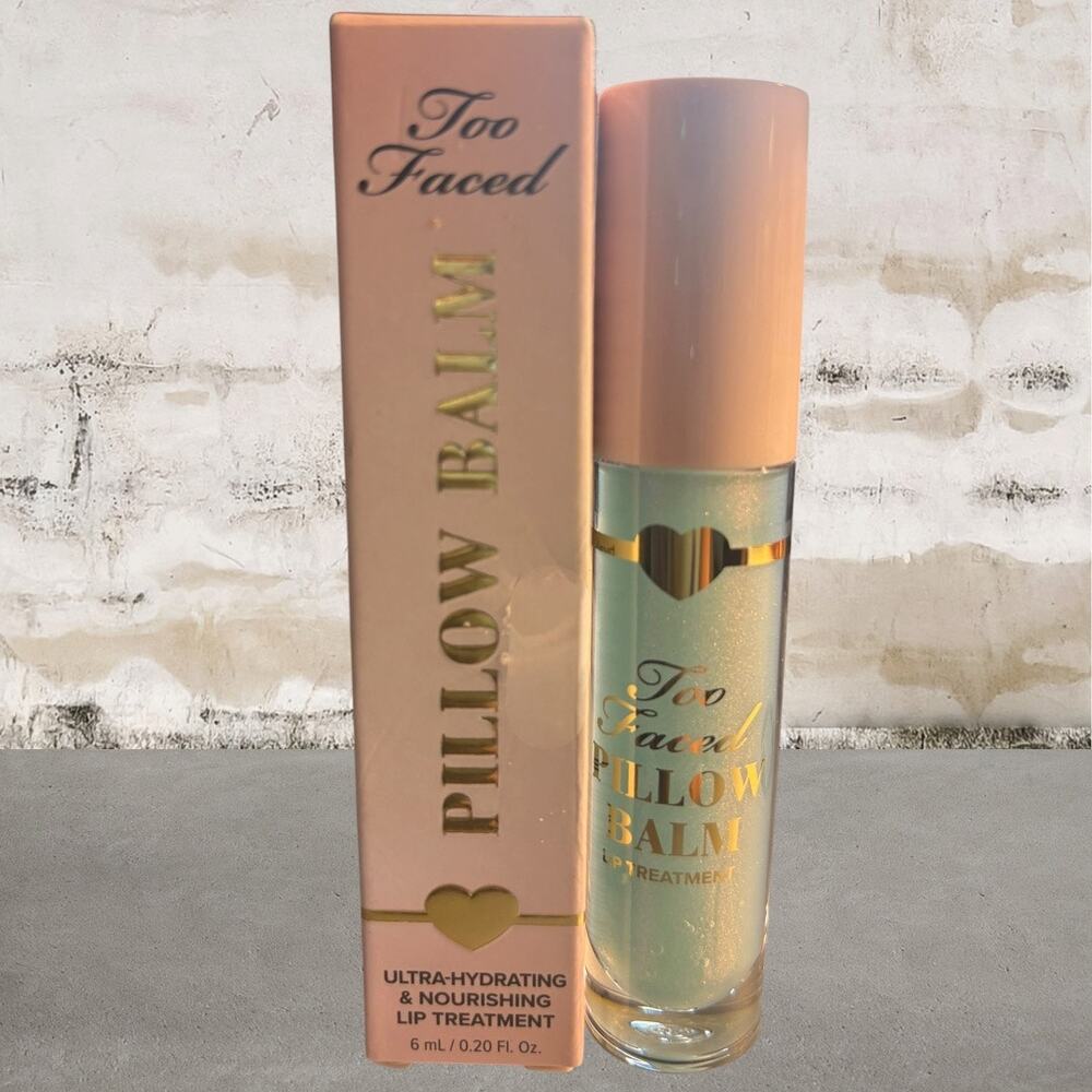 Too Faced Pillow Balm Ultra-Hydrating Lip Balm in Ice Crystal NIB